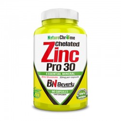 BEVERLY NUTRITION CHELATED ZINC PRO 30 90 CAP