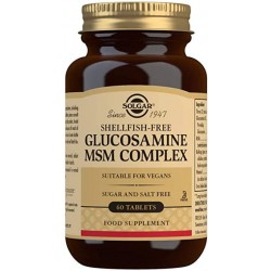 SOLGAR GLUCOSAMINE MSM COMPLEX 60COMP