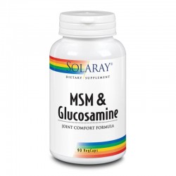 SOLARAY MSM & GLUCOSAMINE 90CAP