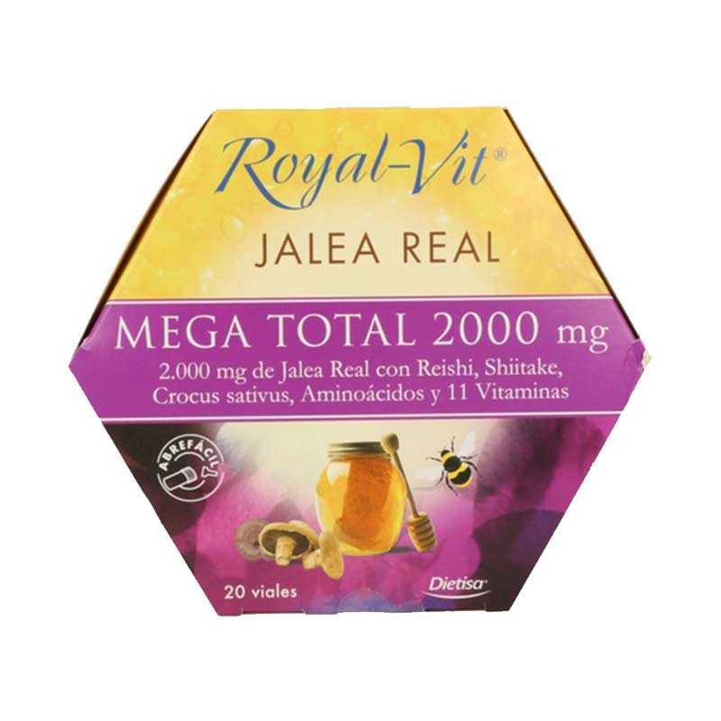 DIETISA ROYAL-VIT JALEA REAL MEGA TOTAL 2000MG 20VIALES