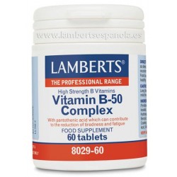 LAMBERTS COMPLEJO VITAMINA B 50 COMPLEX 60CAP