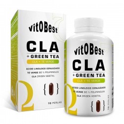 VITOBEST CLA + GREEN TEA 70PERLAS