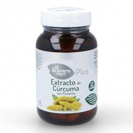EL GRANERO EXTRACTO DE CURCUMA + PIMIENTA, 60 CAP. 430 mg
