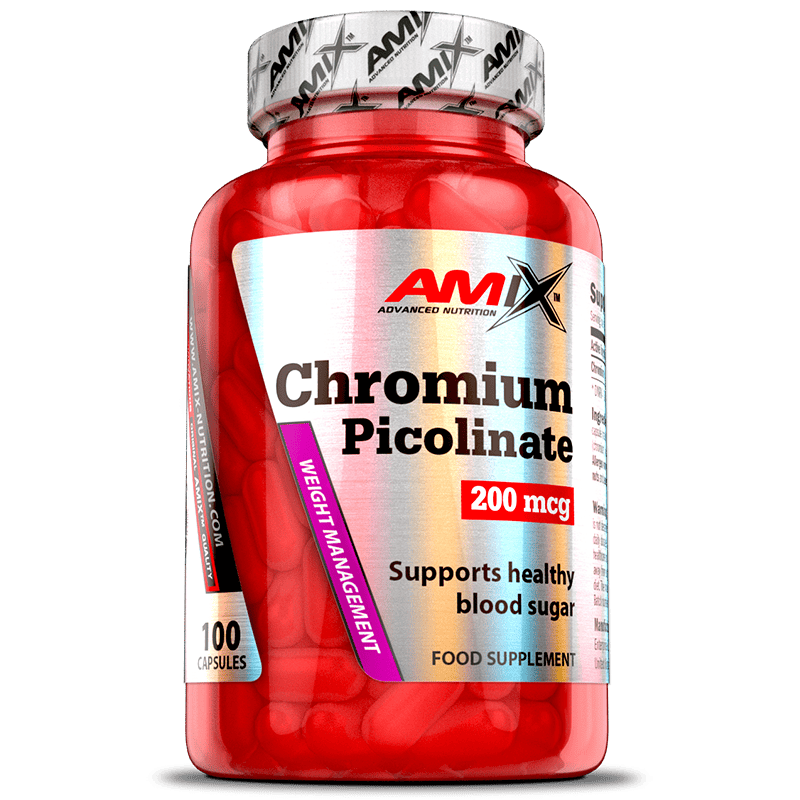 AMIX CHROMIUM PICOLINATE 200MCG 100CAP