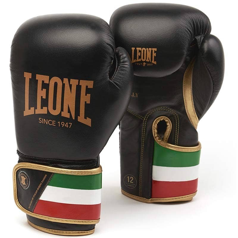 Guantes de Boxeo Leone Italy 47 Color Negro